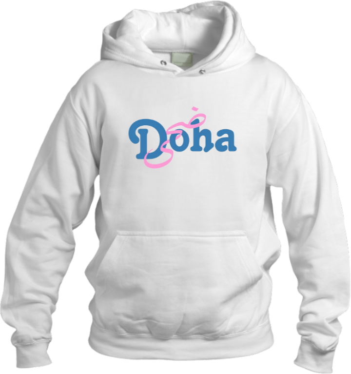 names One Size hoodie White Doha 28