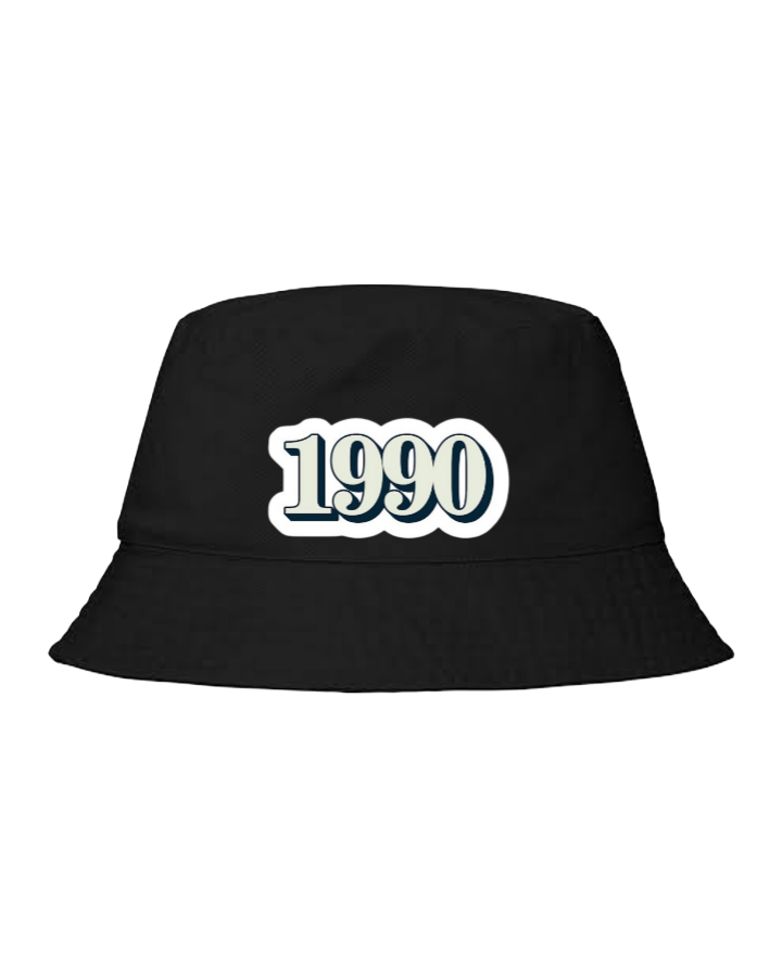 age Bucket hat Fishman hat cap Black 1990