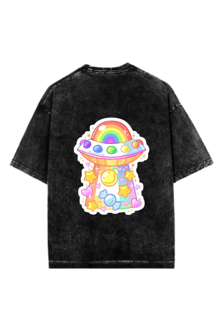 aliens One Size t- shirt Washed Back 28