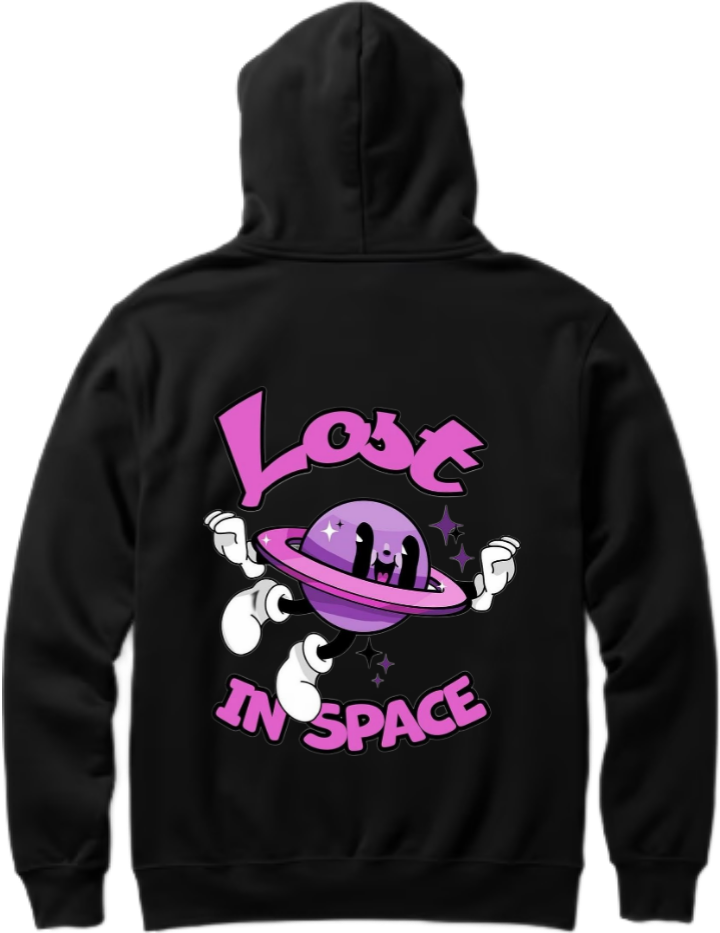 Lost IN SPACE One Size hoodie Black Back 28