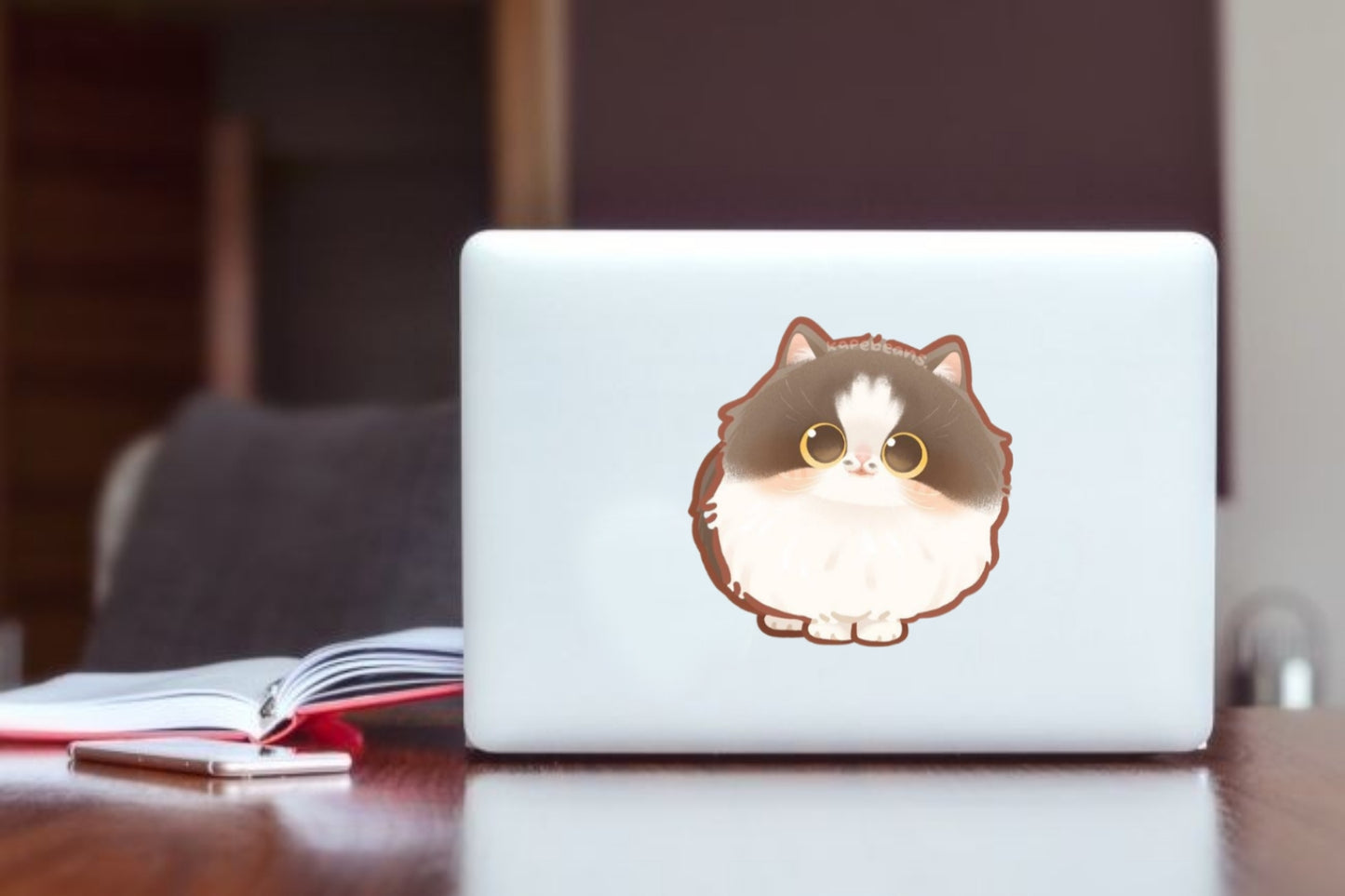 cat Laptop Sticker 28