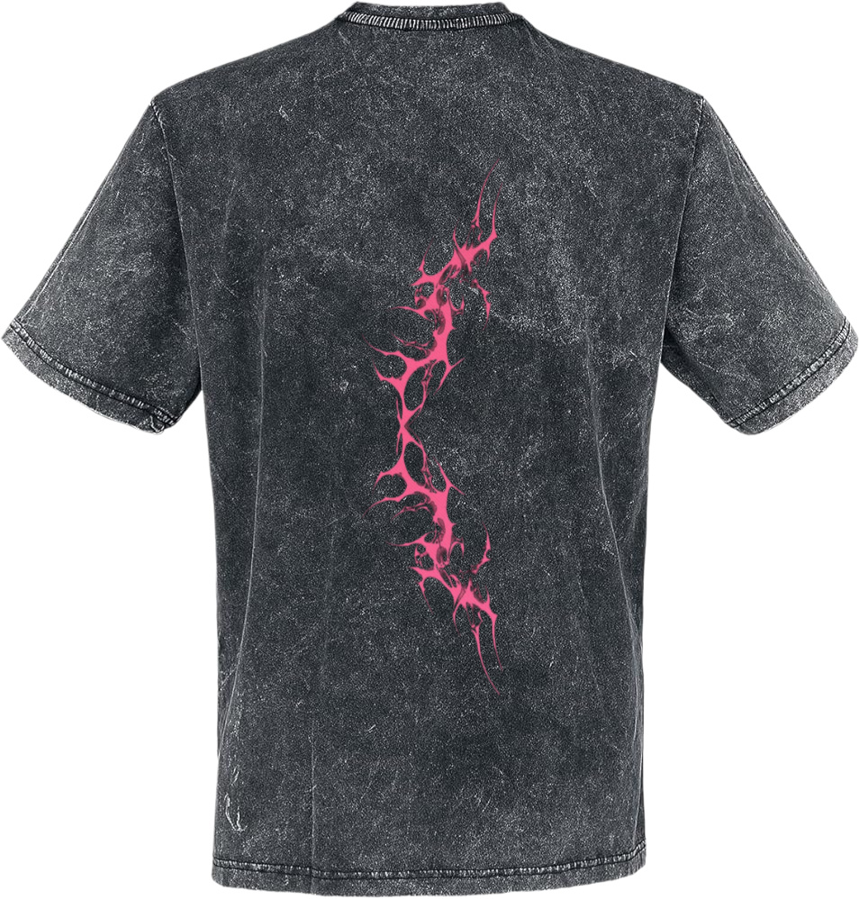 Goth t- shirt Washed Back 28