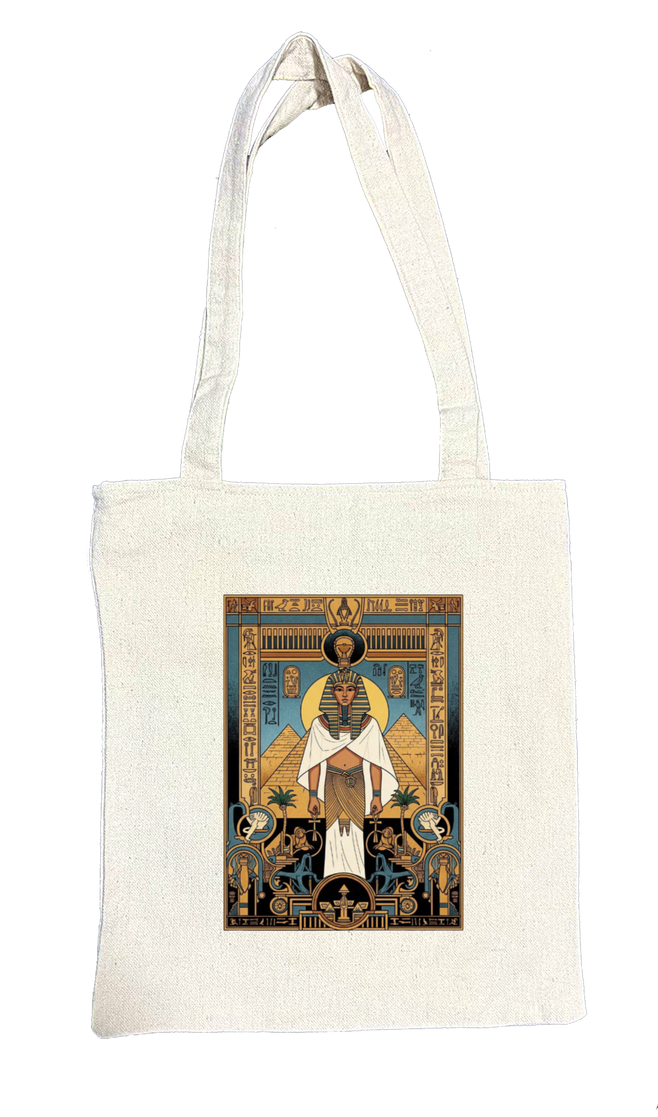 Egypt tote bag beige 28