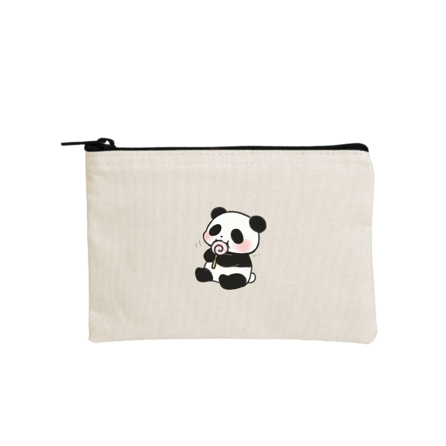 PANDA wallet pencil case Beige 28