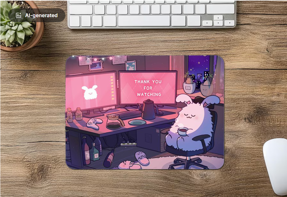 Mouse Pad THANK YOU FOR WATCHING