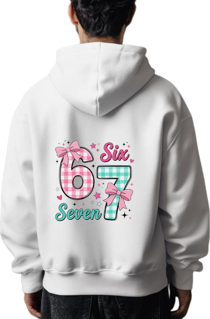 designs 67 Oversize Hoodie White Back 28
