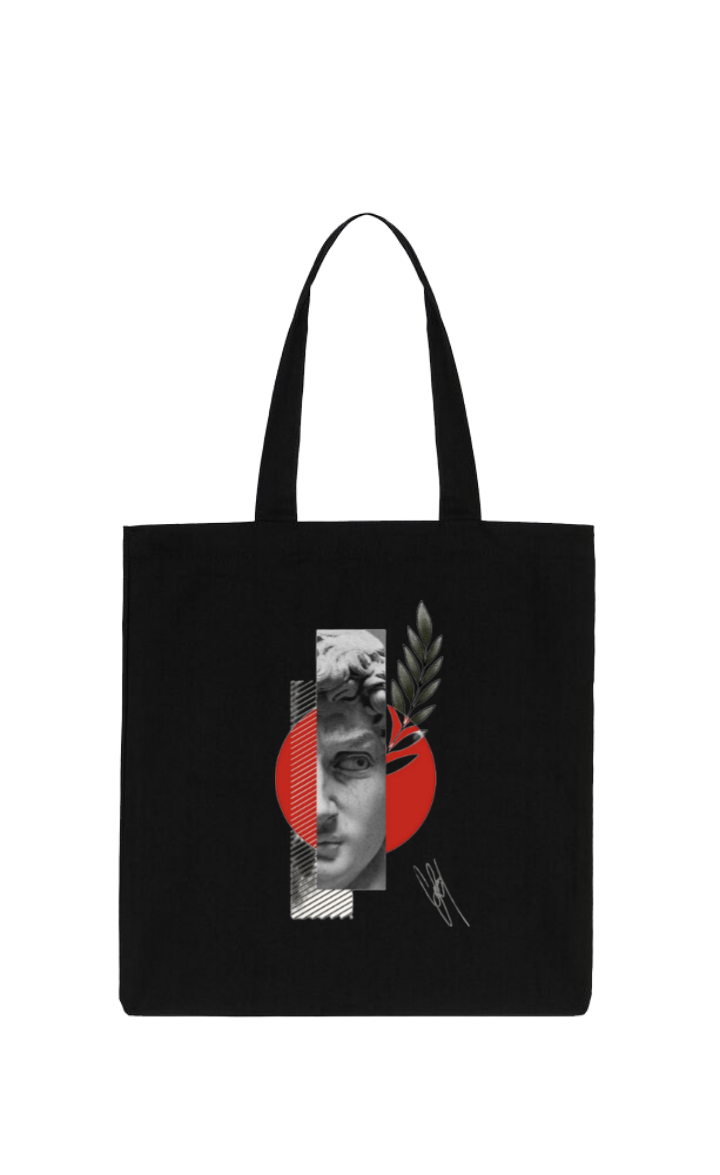 ديفيد لمايكل أنجلو Tote bag Black 215