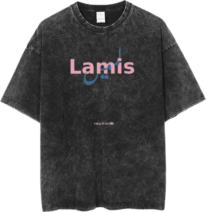 names t- shirt One Size Washed Lamis 28