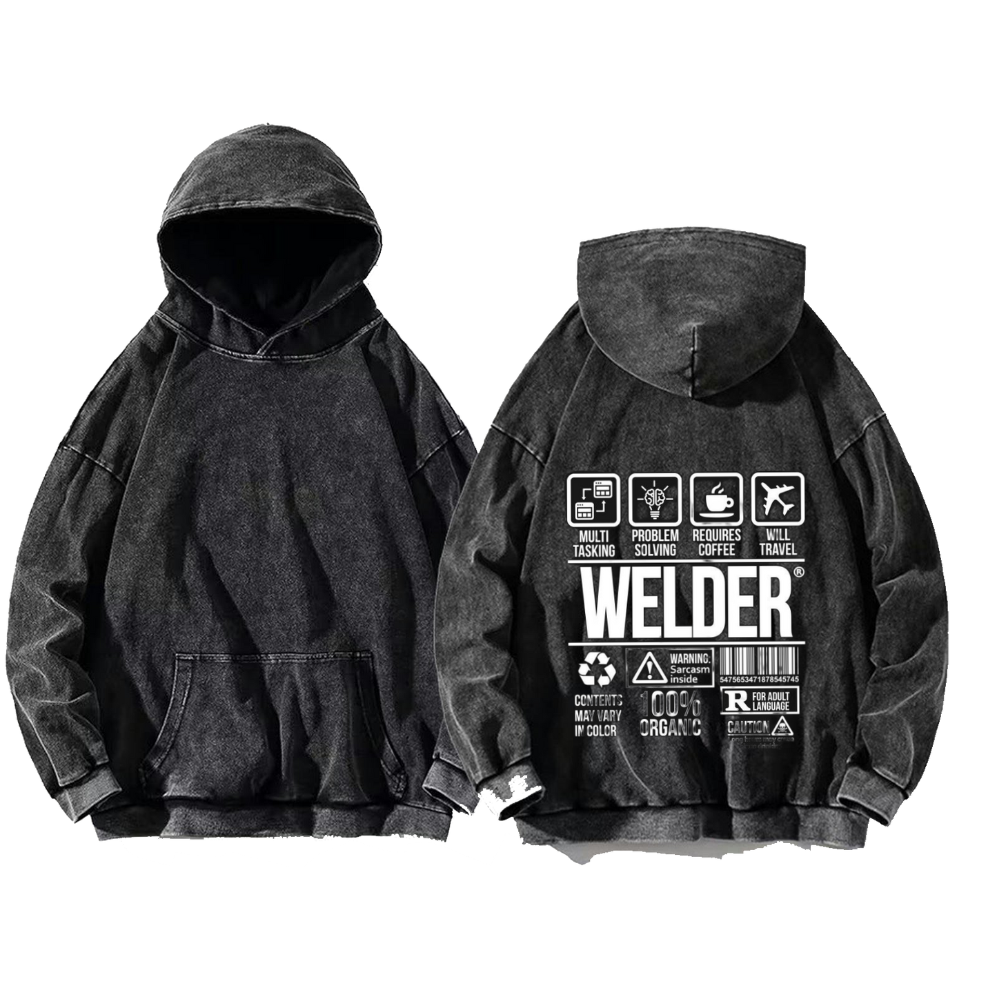 WELDER oversize hoodie Washed back 130