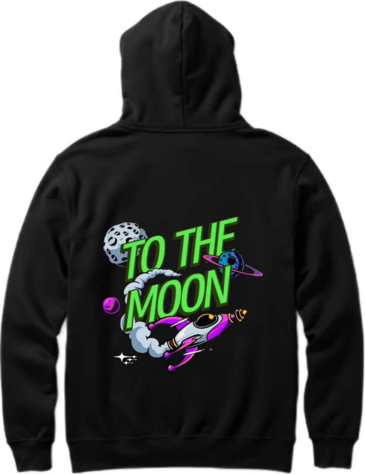 aliens Oversize Hoodie Back Black 21