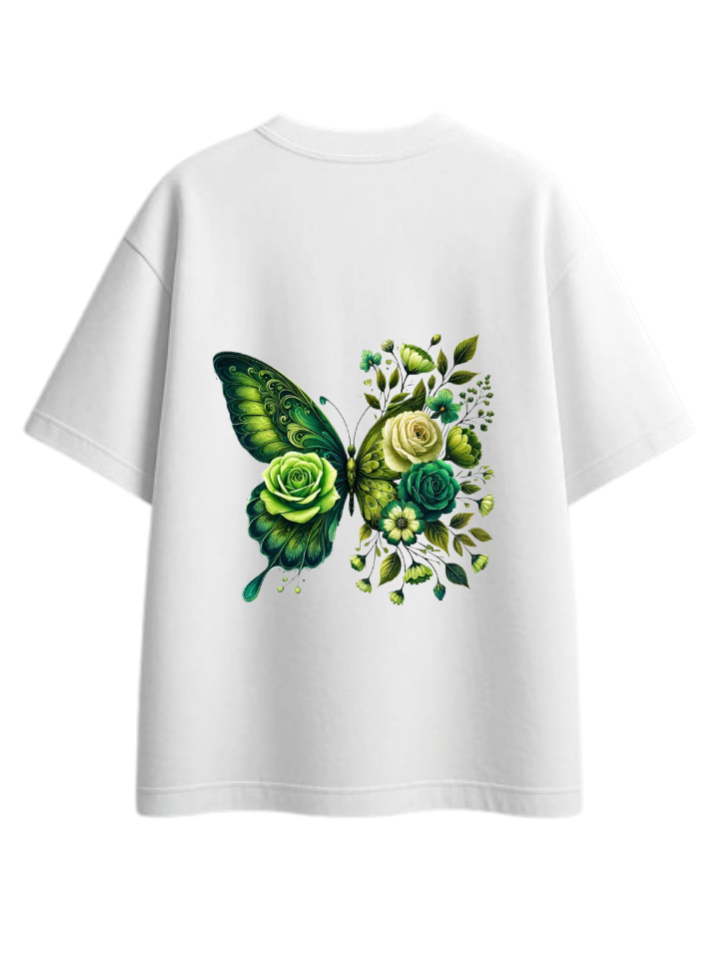 butterflies t- shirt White Back 29