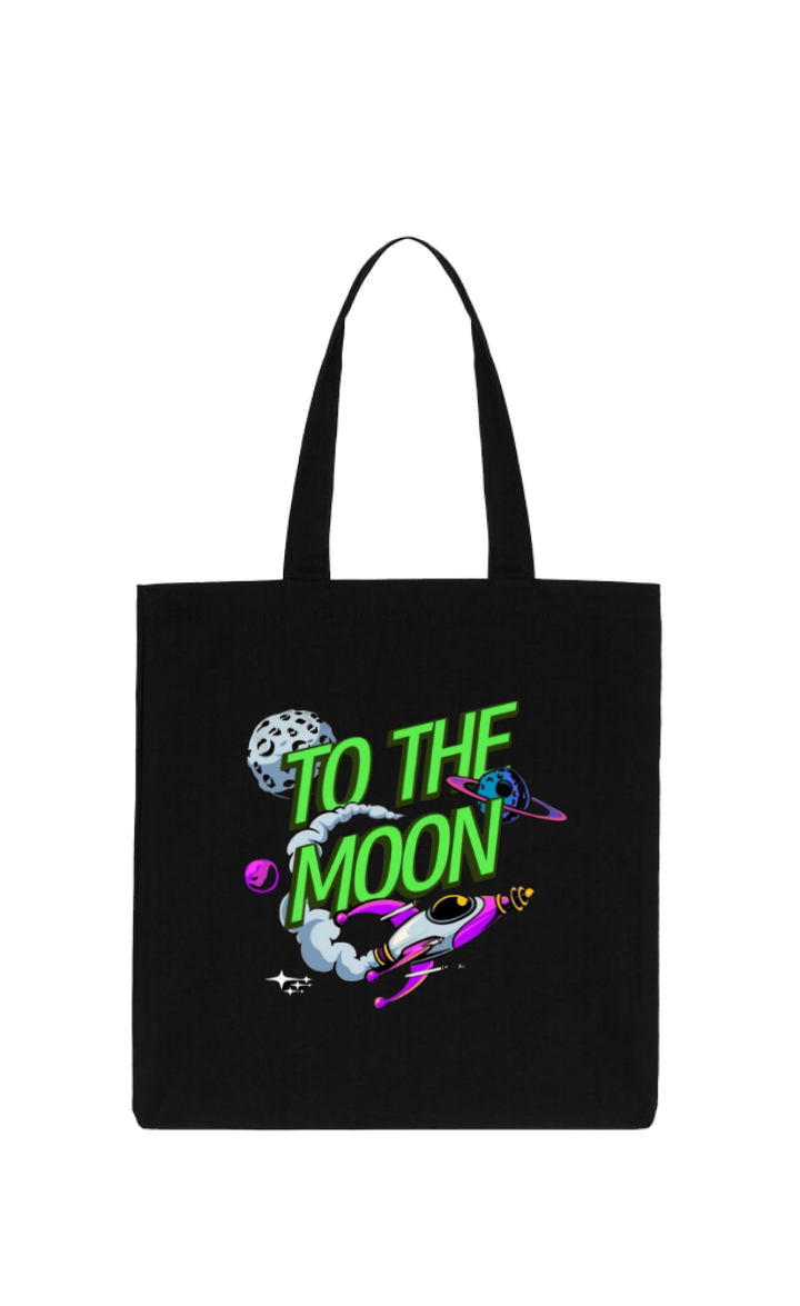 aliens tote bag Black 26