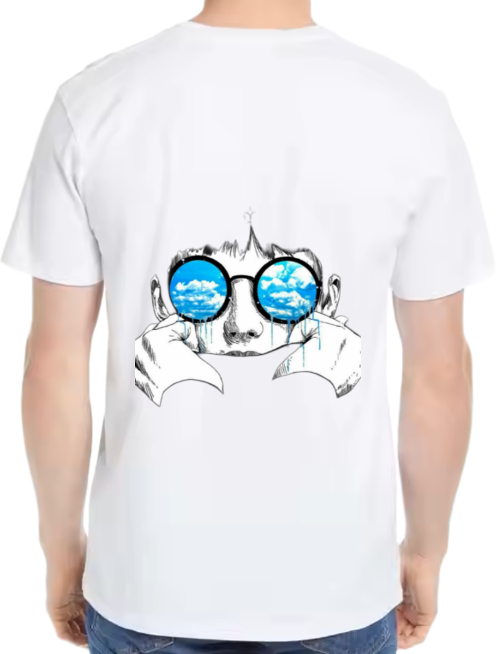 Flok t- shirt One Size White back 29