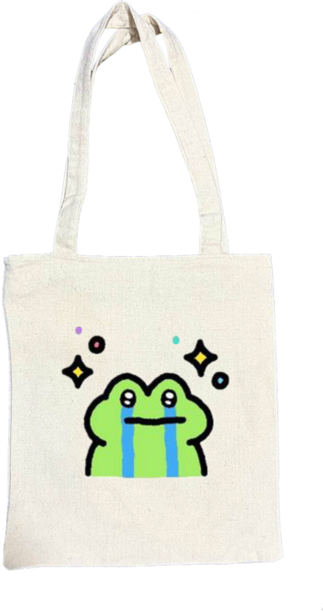 Frog tote bag beige 29