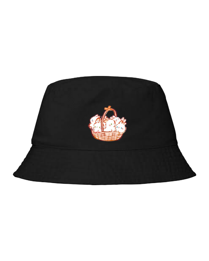 bunny Bucket hat Fishman hat cap Black 29