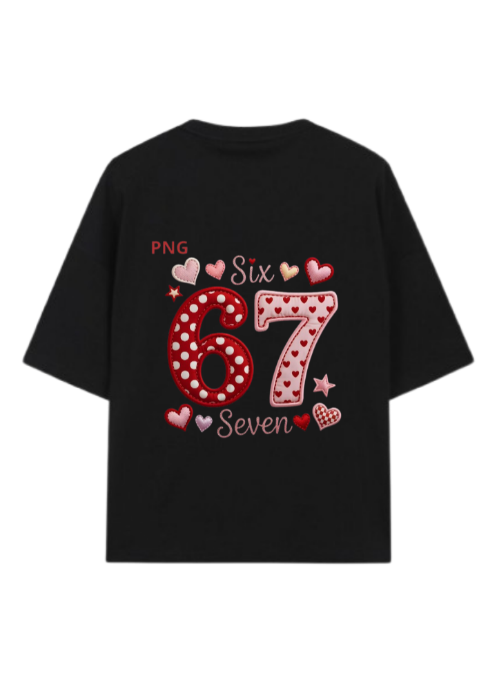 67 designs One Size t- shirt Black Back 28
