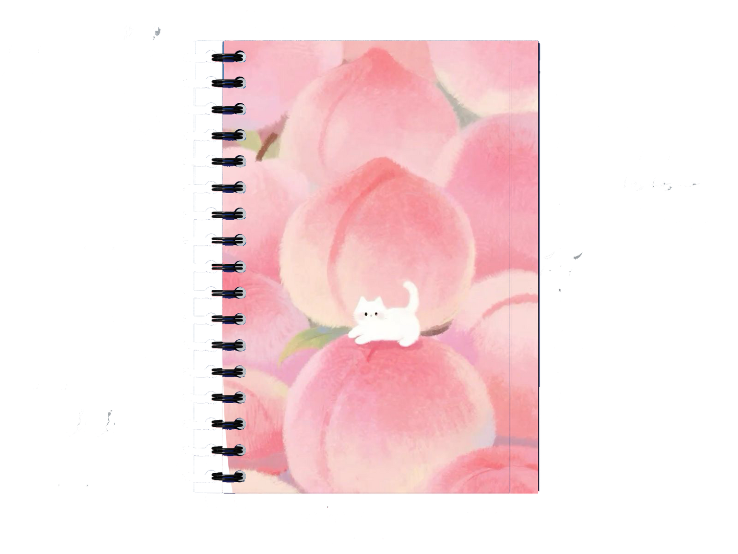 Peach Cat Notebook A5 29