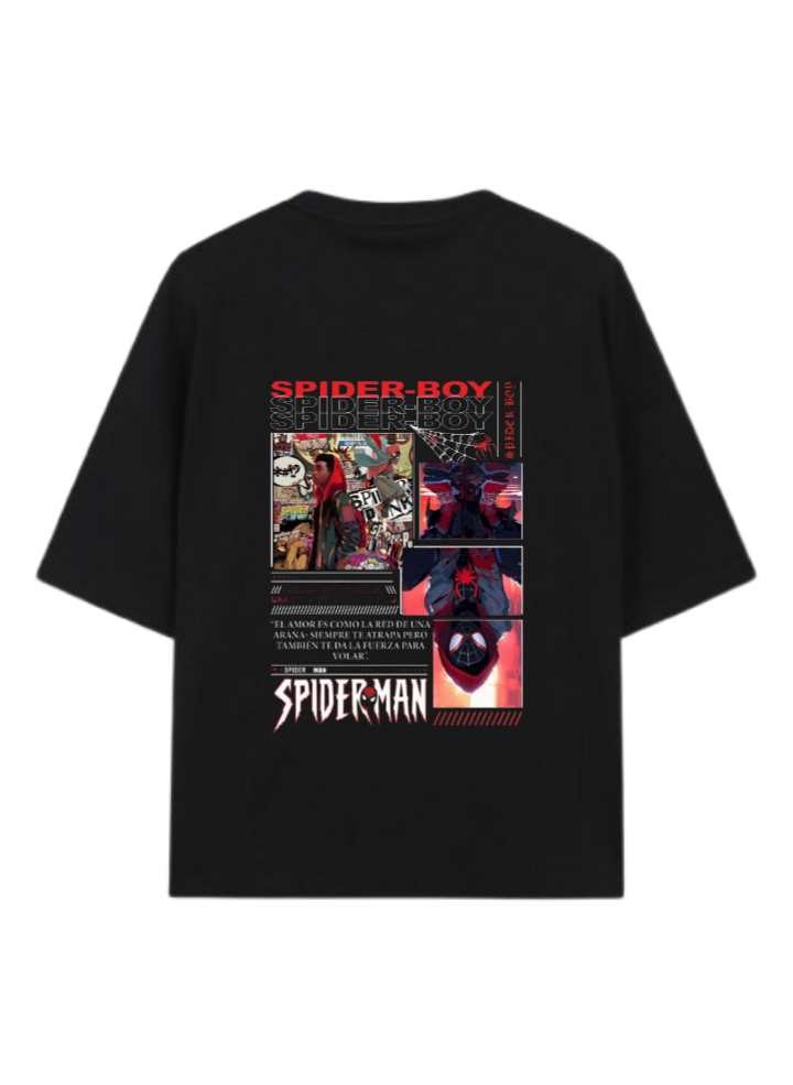 Spiderman t- shirt One Size Black Back 29