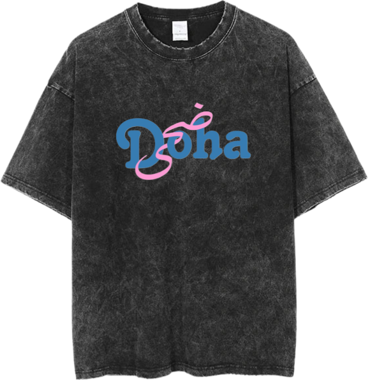 names t- shirt One Size Washed Doha 29