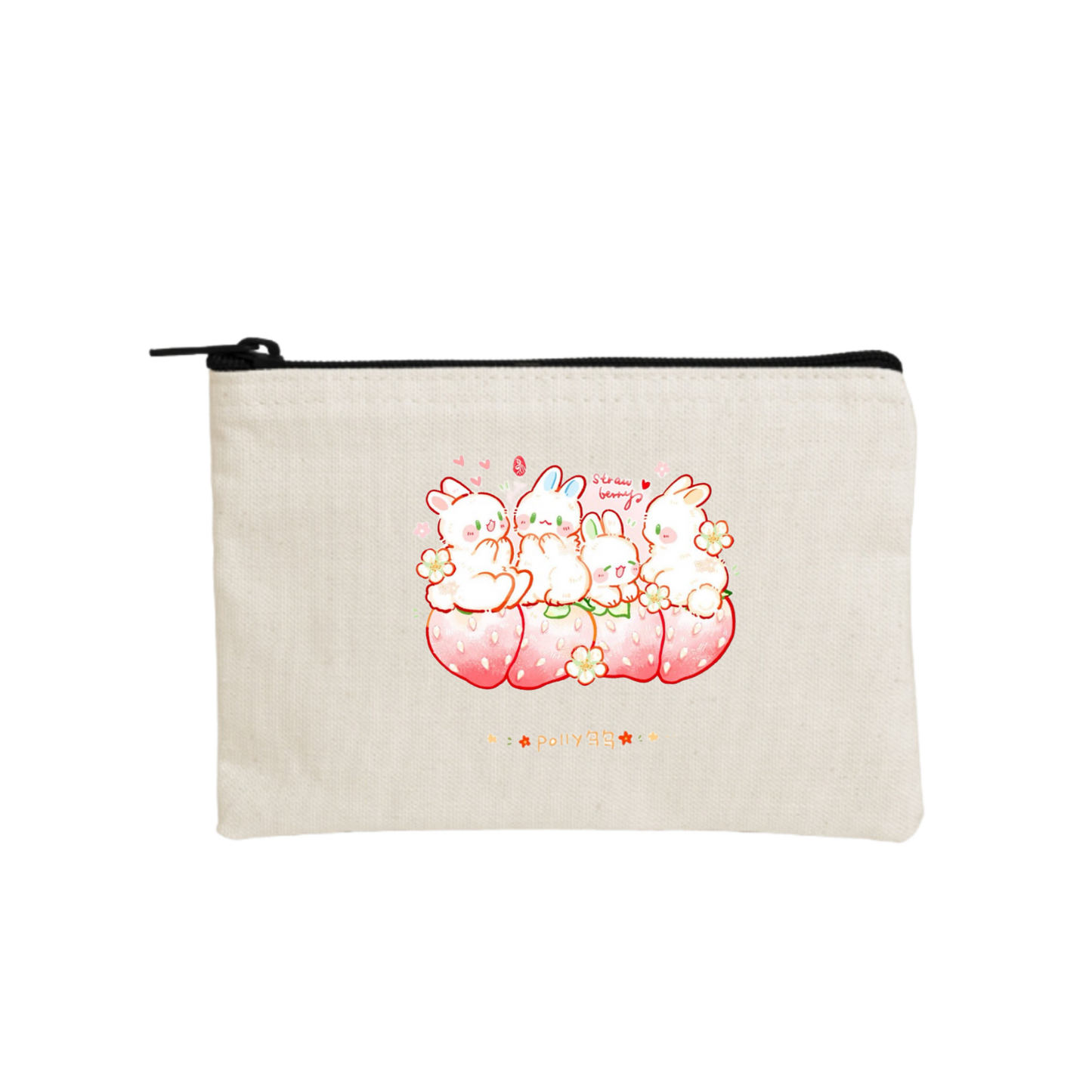 bunny wallet pencil case Beige 29