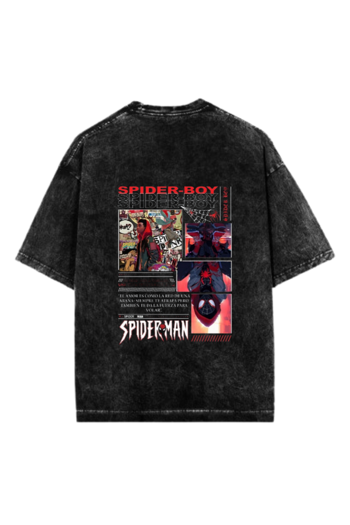 Spiderman t- shirt One Size Washed Back 29