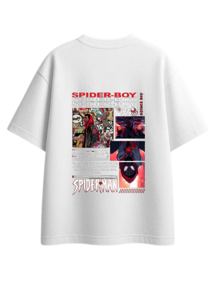 Spiderman t- shirt One Size White Back 29