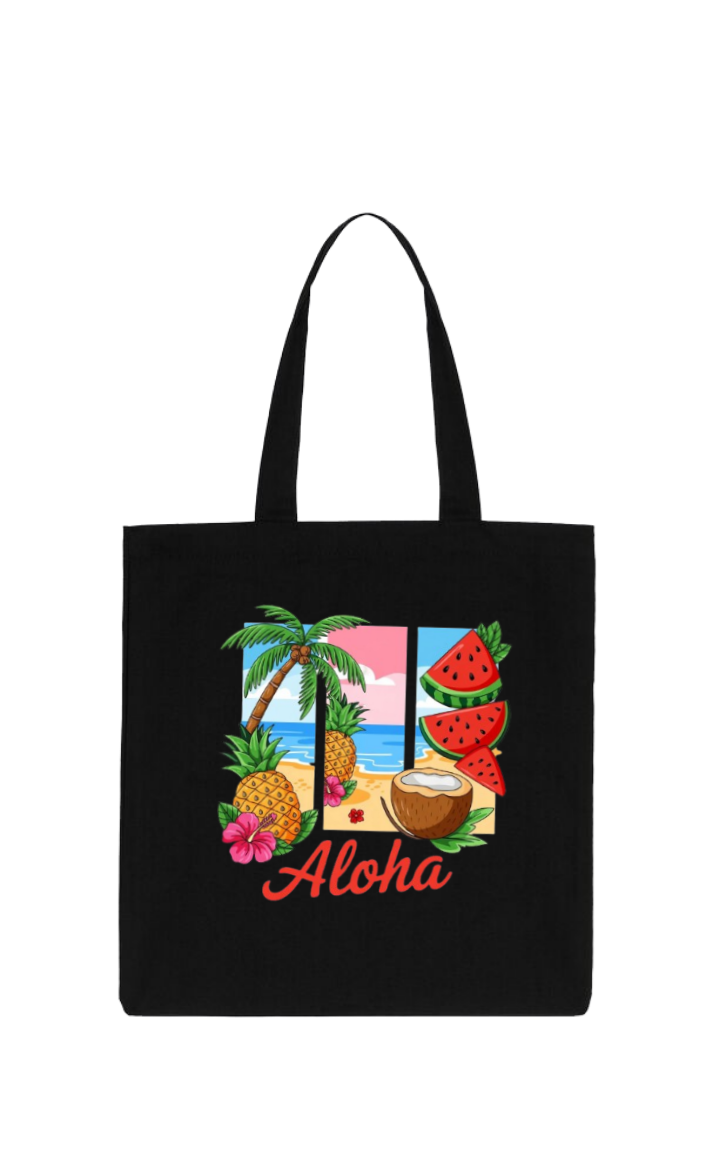Summer Vibes tote bag Black 29