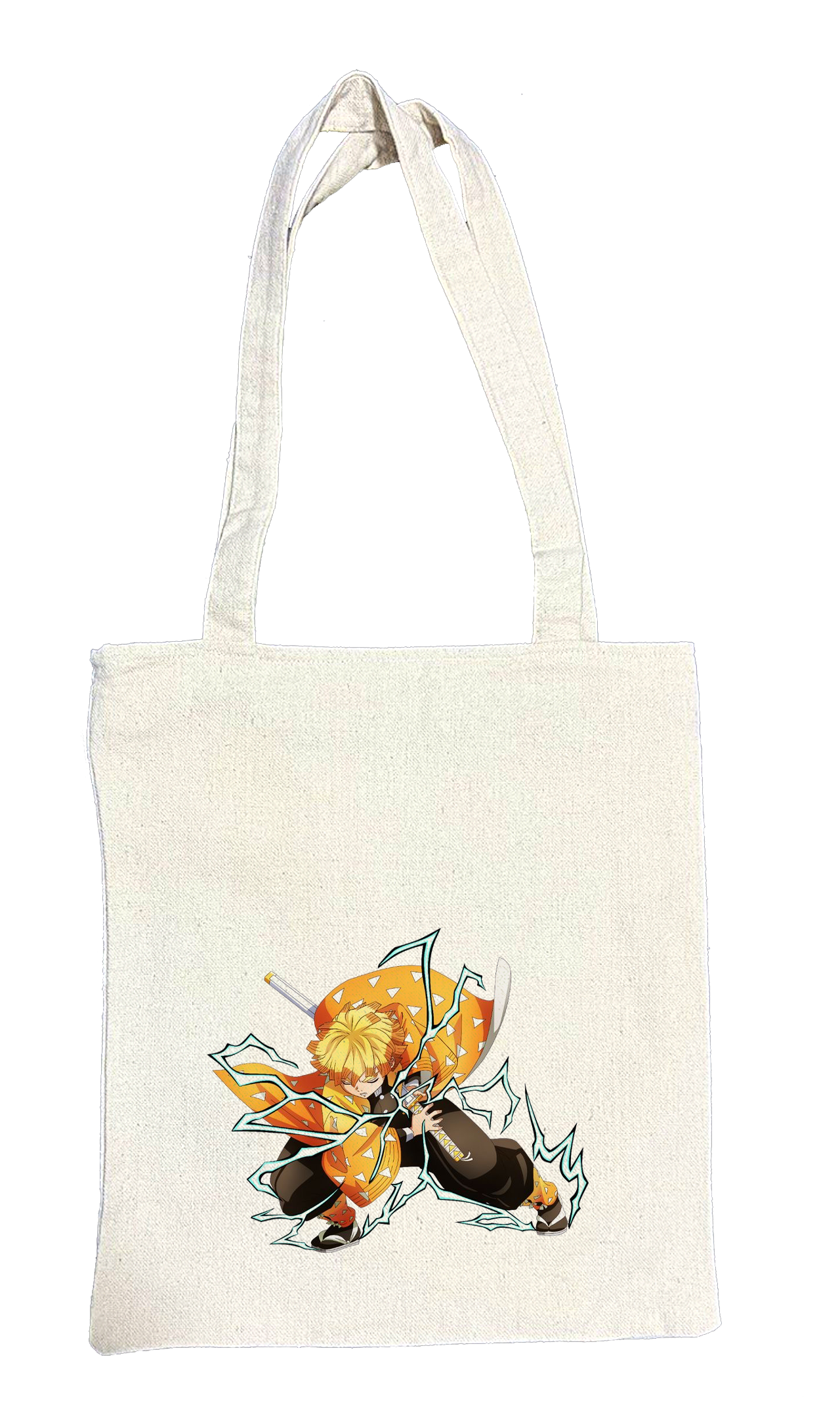 Anime Demon slayer nezuko tanjiro tote bag Beige 29