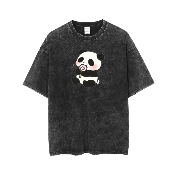 PANDA One Size t- shirt Washed 29