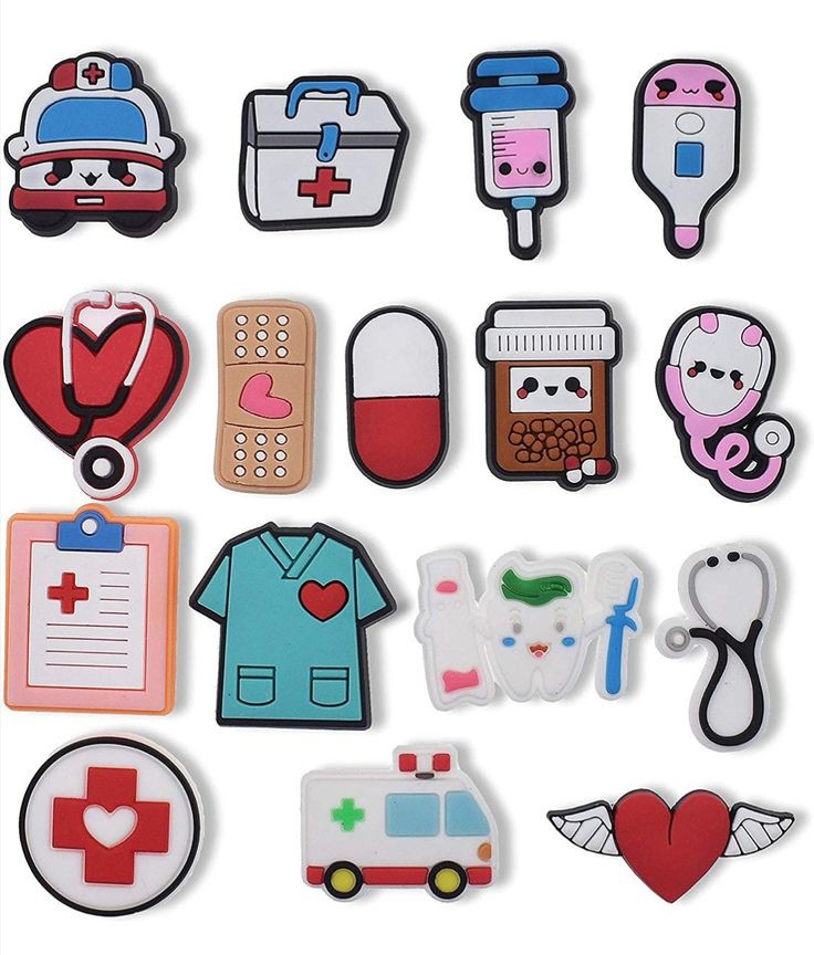 Medical Croc Charms Jibbitz Sticker 200