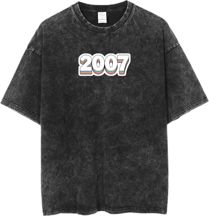 age t- shirt Washed 2007