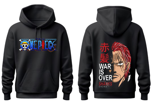 one piece One Size hoodie Black Back 29
