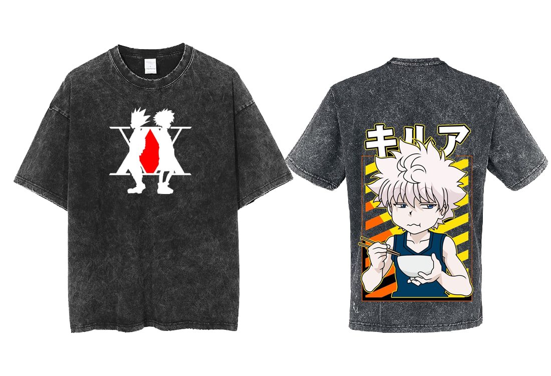 Hunter × Hunter t- shirt One Size Washed Back 29