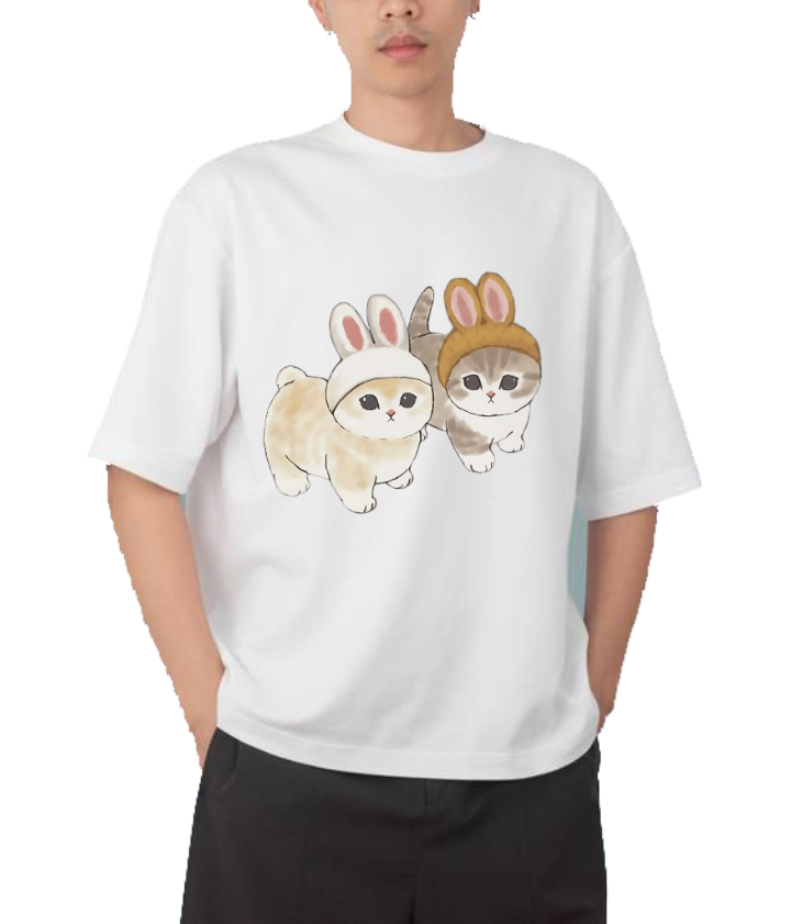 bunny One Size t- shirt White 29