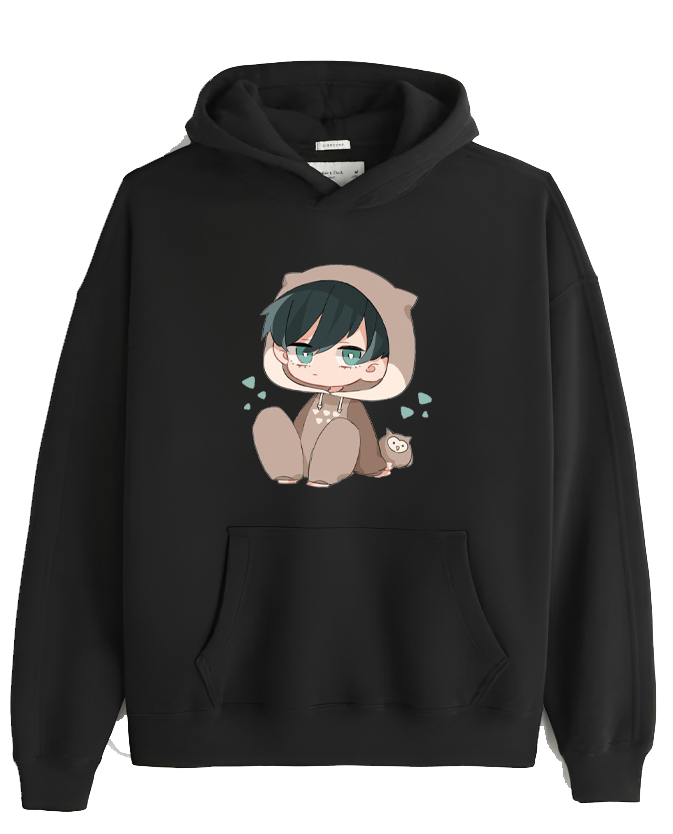 blue lock One Size hoodie Black 2