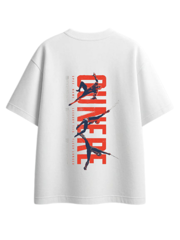 Spiderman t- shirt One Size White Back 2