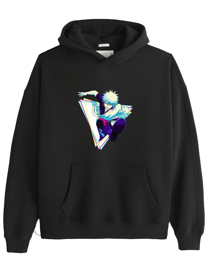 gintama One Size hoodie Black 2