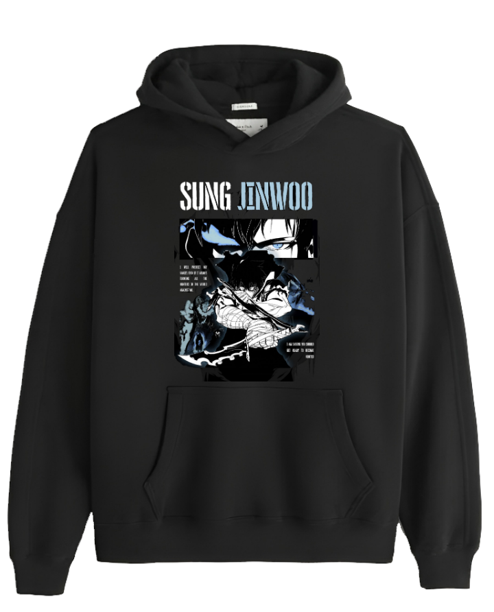 Solo Leveling One Size hoodie Black 2