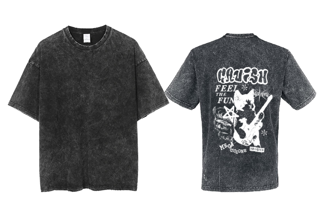 CAVISH Back text One Size t- shirt Washed Back 2