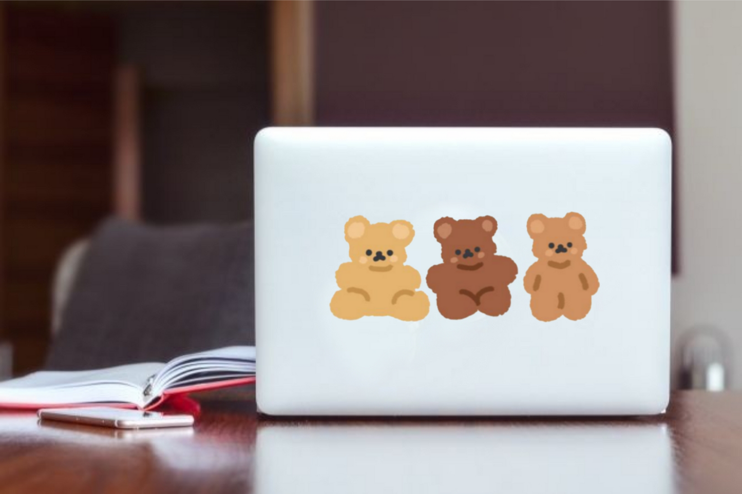 bear Laptop Sticker 2
