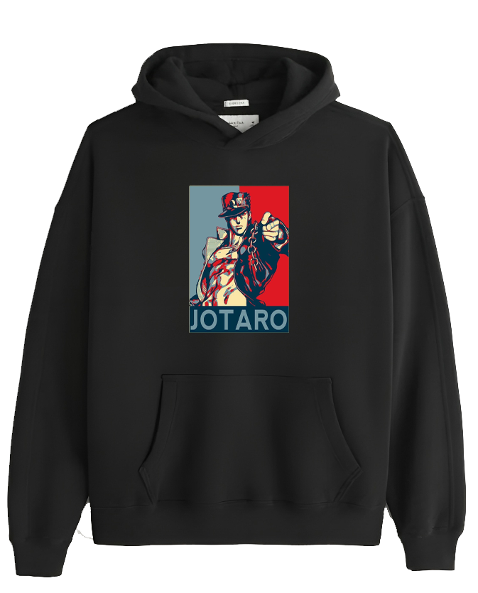 JoJo's Bizarre Adventure One Size hoodie Black 2