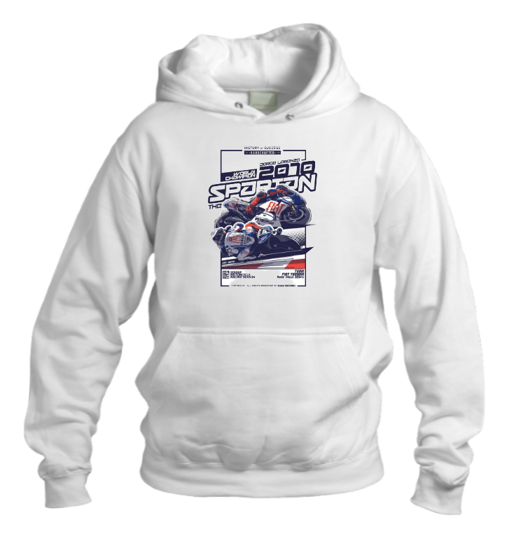 MOTOR CYCLE One Size hoodie White 2