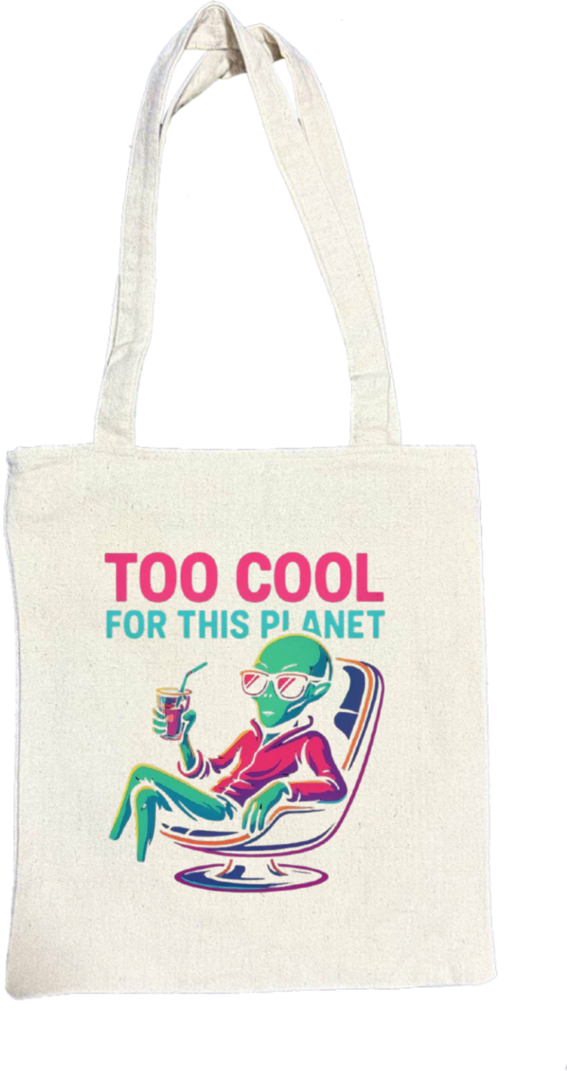 aliens tote bag Beige 2