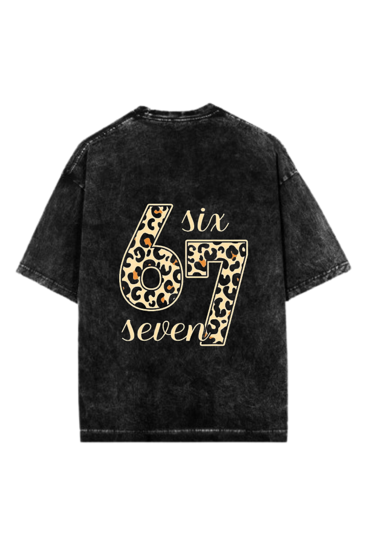 67 designs One Size t- shirt Washed Back 2