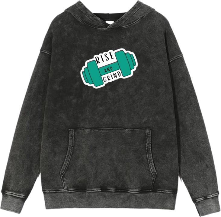 workout gym pilates Oversize Hoodie Washed 2