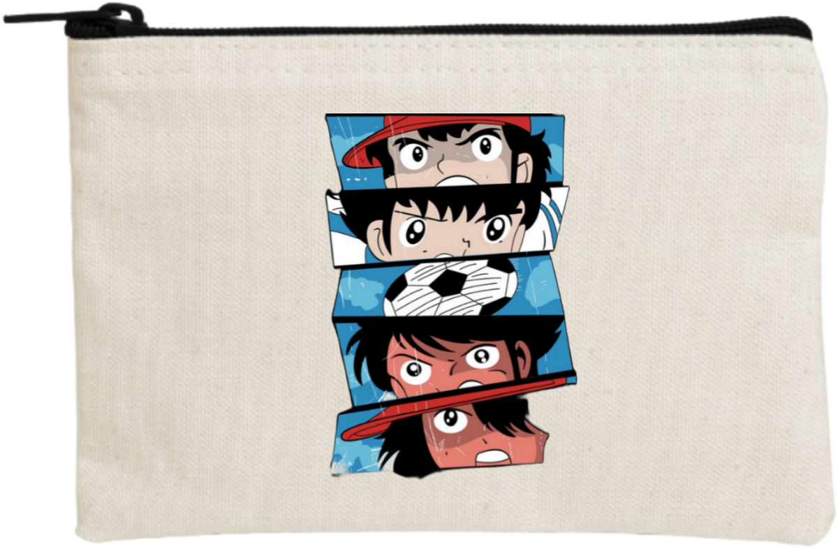 Captain Tsubasa wallet pencil case Beige 2