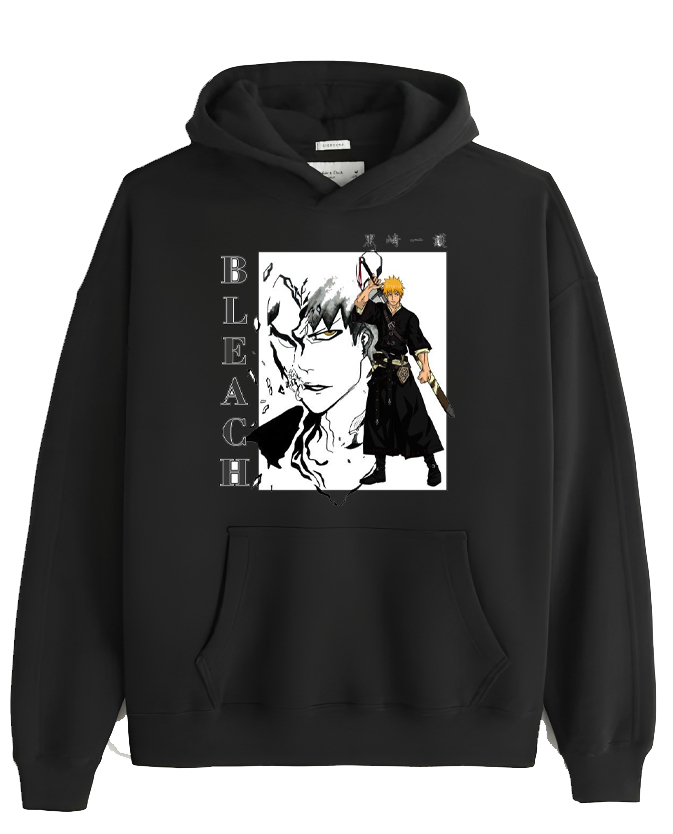 Bleach One Size hoodie Black 2