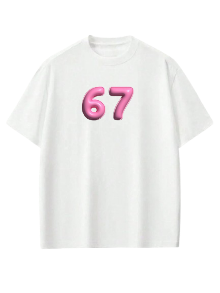 67 designs One Size t- shirt White 2