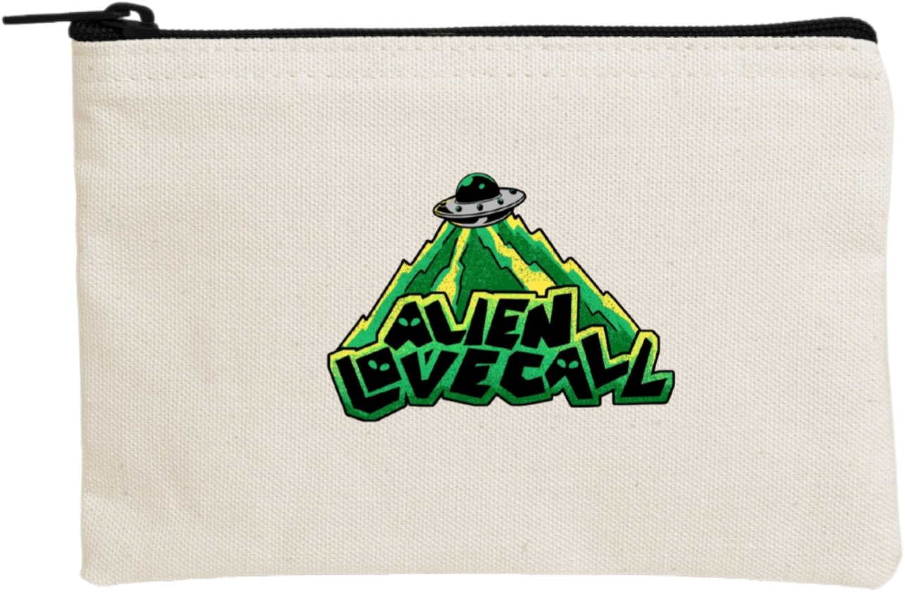 aliens wallet pencil case Beige 2