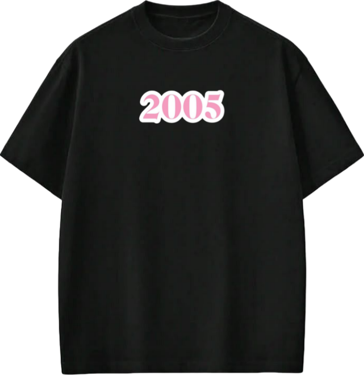 age t- shirt Black 2005